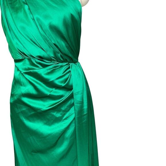 Mac Duggal Emerald Draped Maxi Dress - Picture 10 of 13